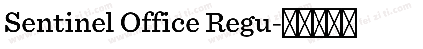 Sentinel Office Regu字体转换